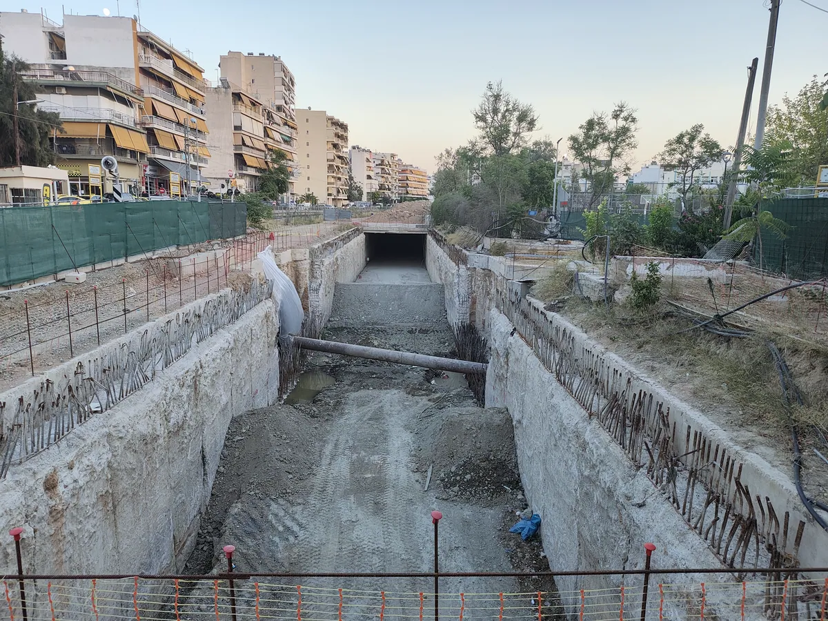 φωτ. από την περιοχή του έργου στην Σιώκου - Αύγουστος 2026