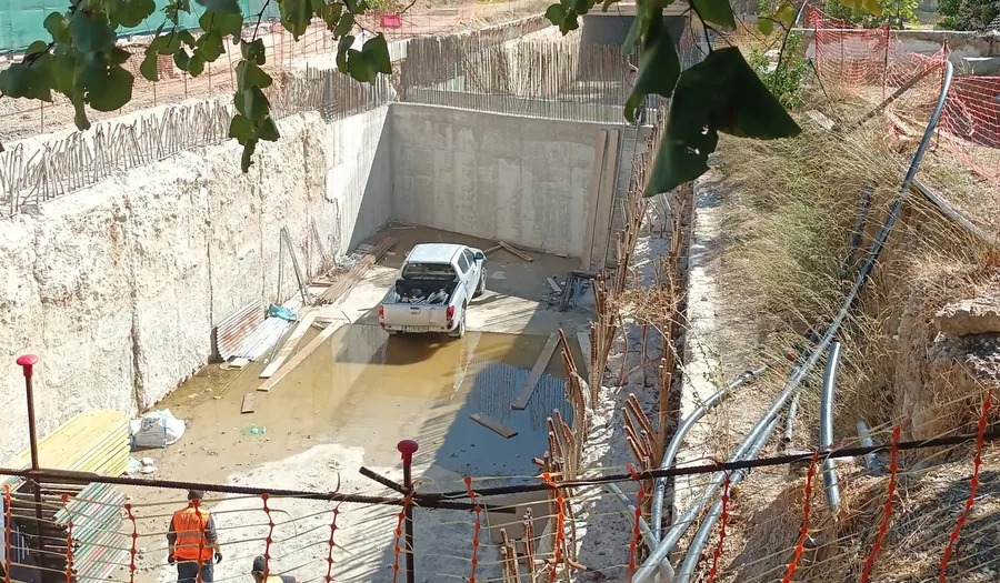 φωτ. Ελευθεριάδης Γιώργος - υδραυλικό έργο Σιώκου - 6-10-26
